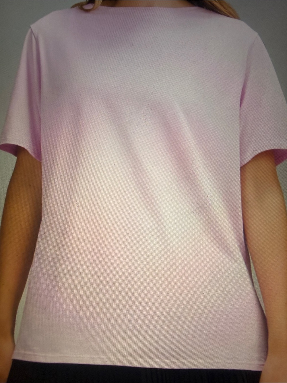 Women's Pink Relaxed Fit Bostnevk T Shirt